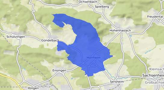 Bodenrichtwertkarte Vaihingen an der Enz Horrheim